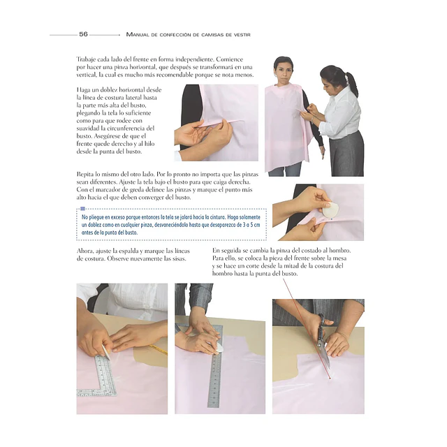 Manual de confección de camisas de vestir. Una guía paso a paso