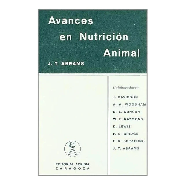 Avances en Nutricion Animal