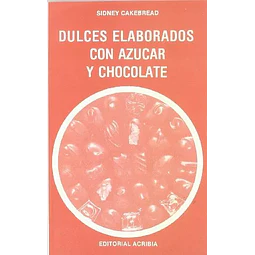 Dulces elaborados con azúcar y chocolate