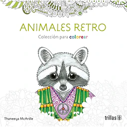 Animales Retro. Colección para colorear con lápices de colores