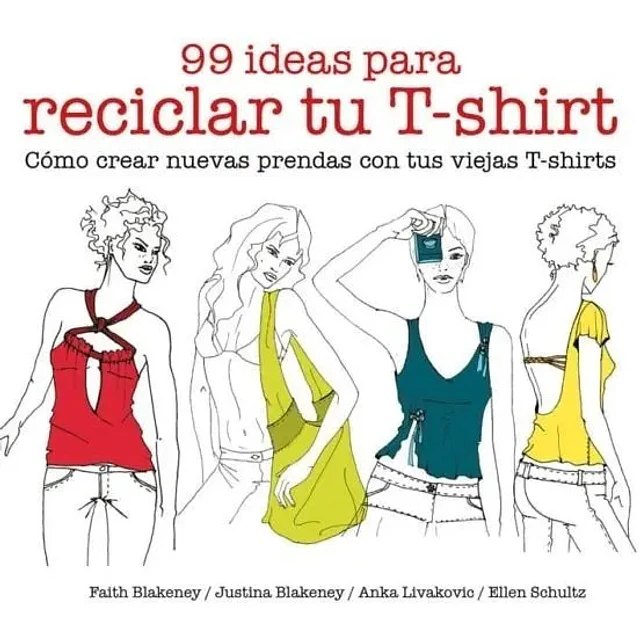 99 ideas para reciclar tu T-Shirt. Como crear nuevas prendas con tus viejas t-shirts