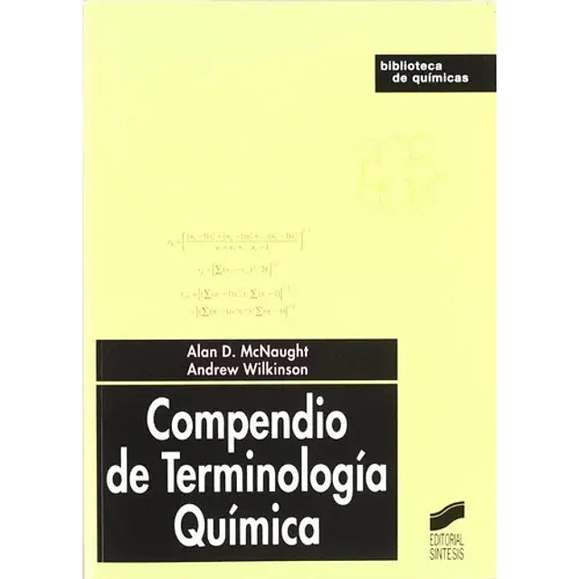 Compendio de Terminología Química
