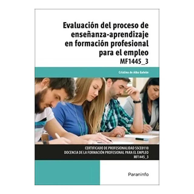 Evaluación del proceso de enseñanza-aprendizaje en formación profesional para el empleo