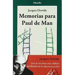 Memorias para Paul de Man