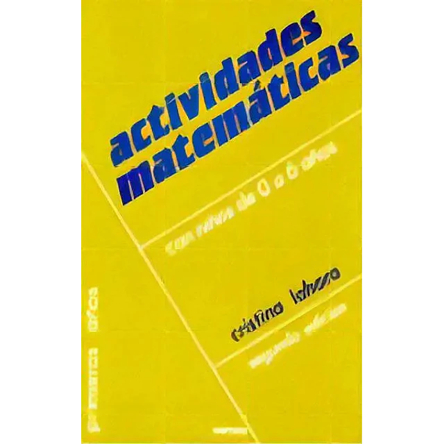 Actividades matematicas con niños de 0 a 6 años