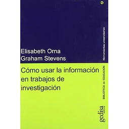 Como usar la informacion en trabajos de investigacion