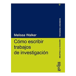 Cómo escribir trabajos de investigación