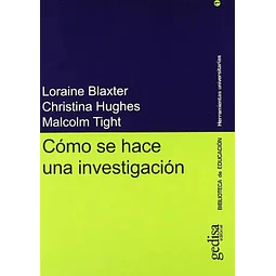 Cómo se hace una investigación