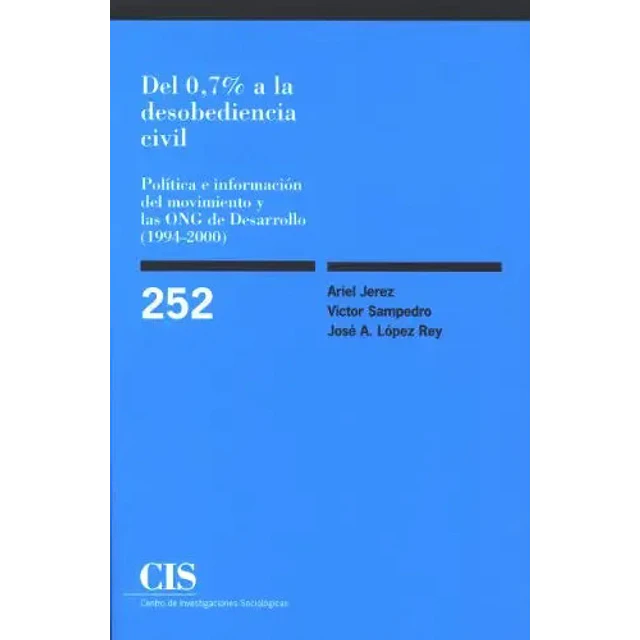 Del 0,7% a la desobediencia civil