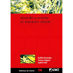 Aprender a enseñar en educacion infantil