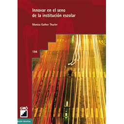 Innovar en el seno de la institucion escolar
