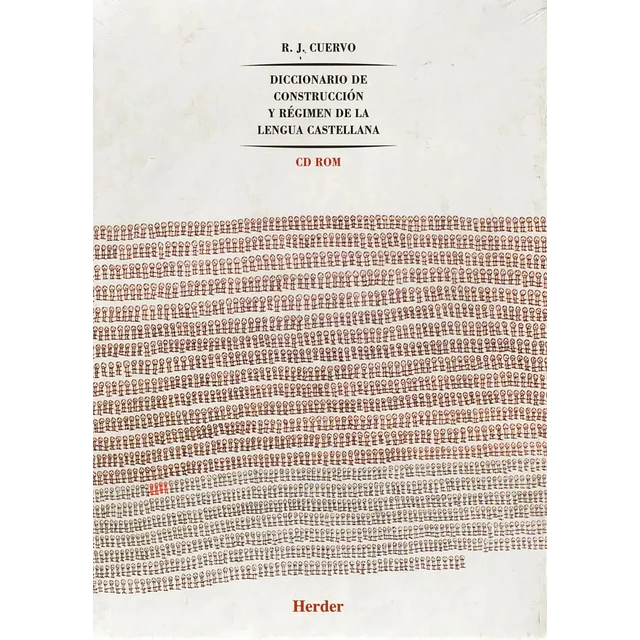 Diccionario de construccion y regimen de la lengua castellana 8ts + CD isbn:8425421136