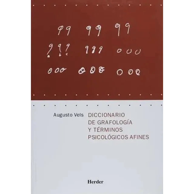 Diccionario de Grafología y Términos Psicológicos Afines