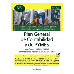 Plan general de contabilidad y de Pymes