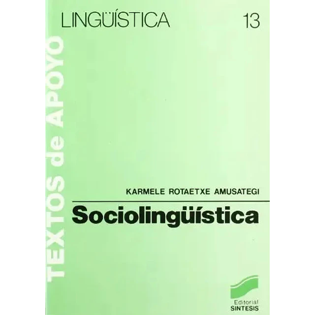 Sociolinguistica Linguistica 13