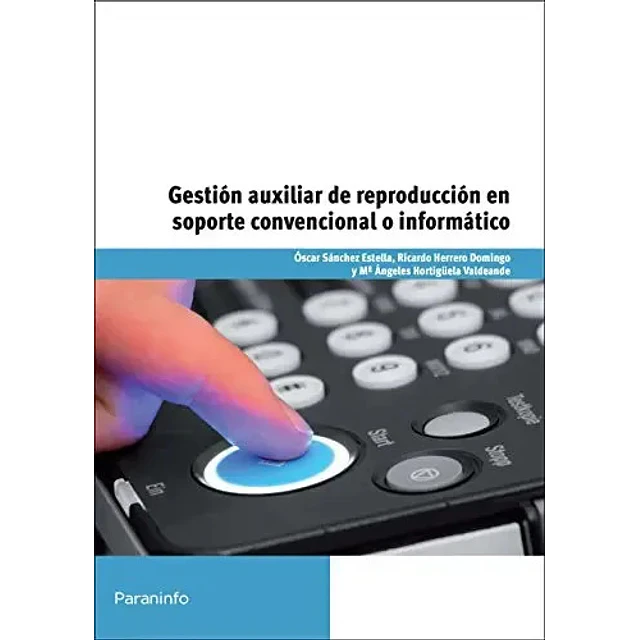 Gestión auxiliar de reproducción en soporte convencional o informático