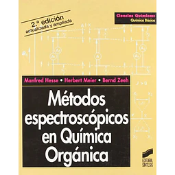 Métodos espectroscópicos en Química Orgánica