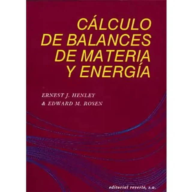 Calculo de Balances de Materia y Energia