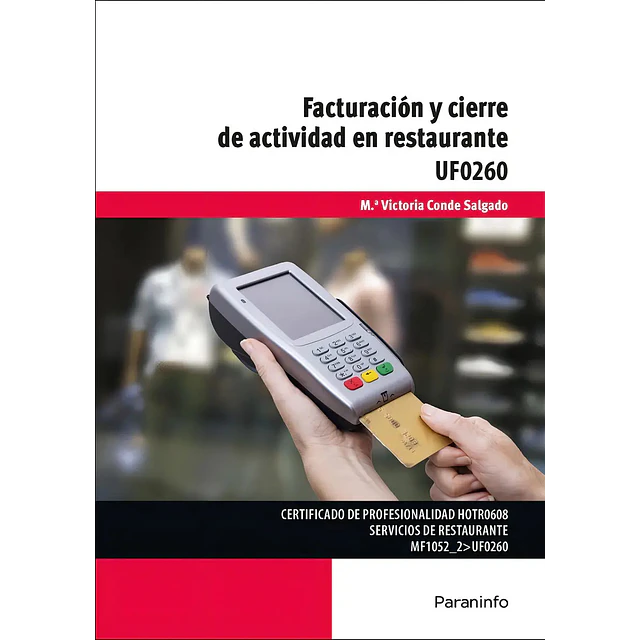 Facturación y cierre de actividad en restaurante