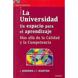 La Universidad. Un espacio para el aprendizaje