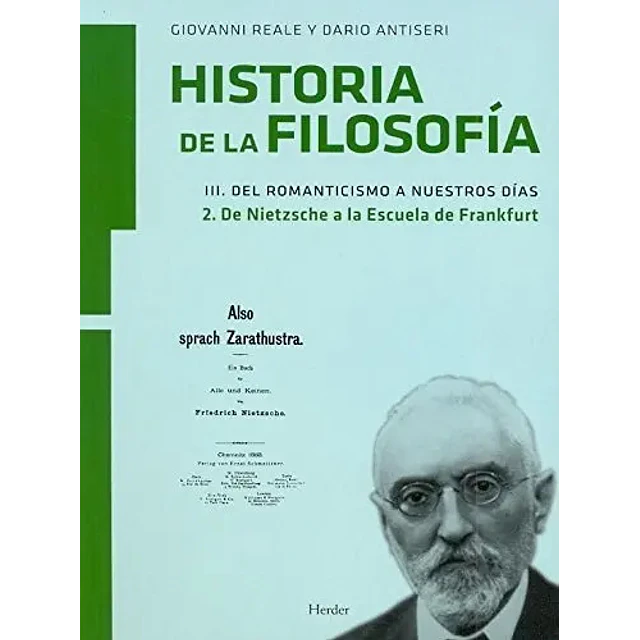 Historia de la Filosofía III Del Romanticismo a Nuestros Días Tomo 2