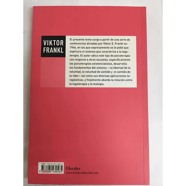 Fundamentos y aplicaciones de la logoterapia