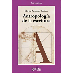 Antropología de la Escritura