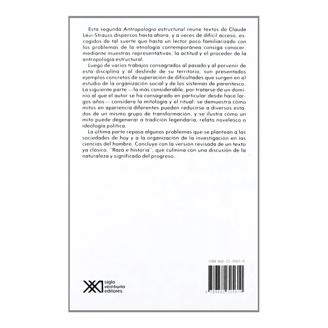 Antropología Estructural