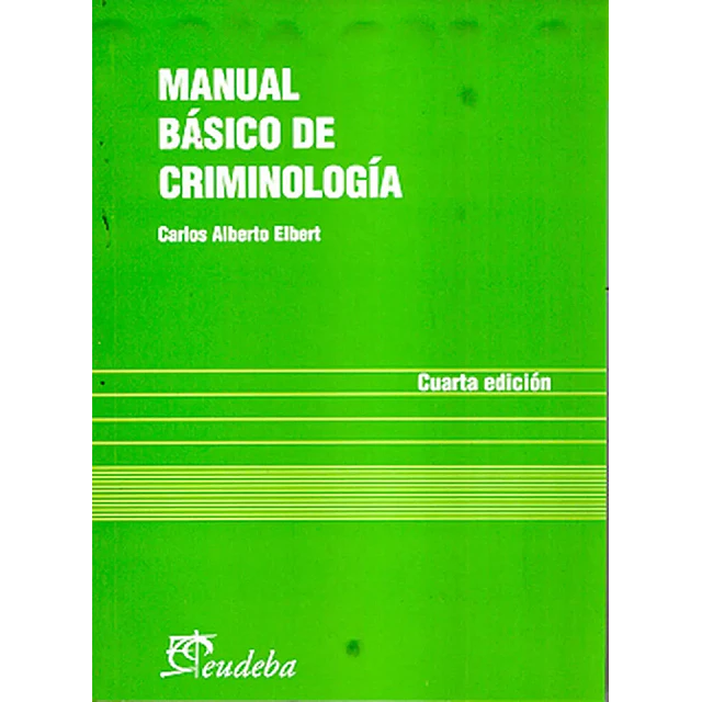Manual básico de criminología