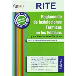 RITE. Reglamento de Instalaciones Térmicas en los Edificios
