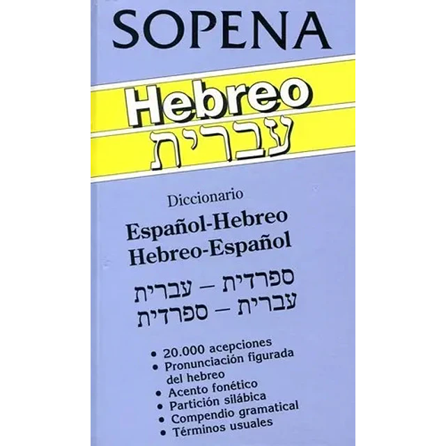 Sopena - Hebreo