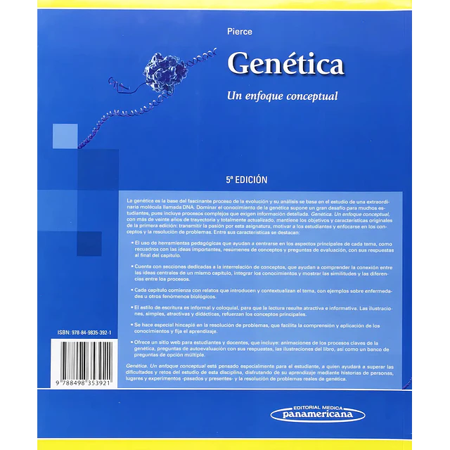 Genética. Un enfoque conceptual