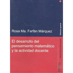 El Desarrollo del Pensamiento Matemático y la Actividad Docente