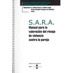 Sara V3 Manual para la valoración del riesgo de violencia contra la pareja