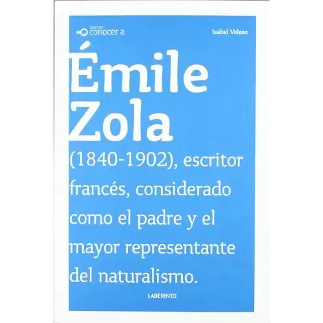 Emile Zola (1840-1902), escritor francés, considerado como el padre y el mayor representante del nat
