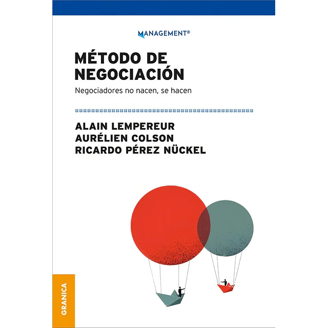 Método de negociación. Negociadores no nacen, se hacen