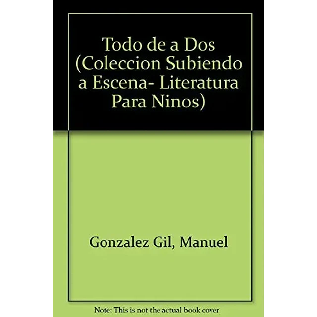 Teatro Subiendo a escena Todo de a dos Unpequeño cuento de amor CD