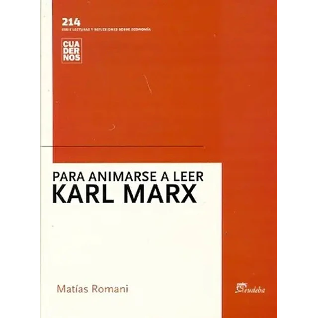Para Animarse a Leer Karl Marx