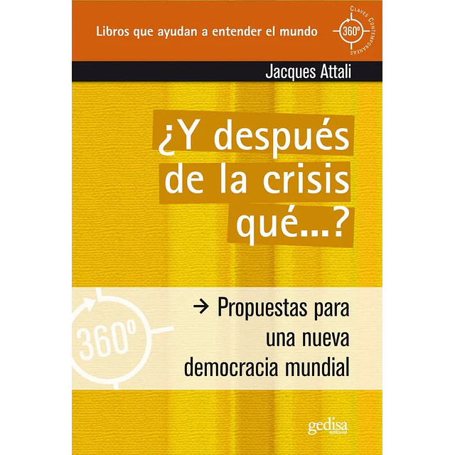 ¿ Y después de la crisis qué ... ?