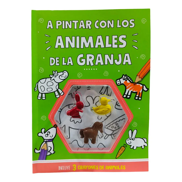 A pintar con los animales de la granja