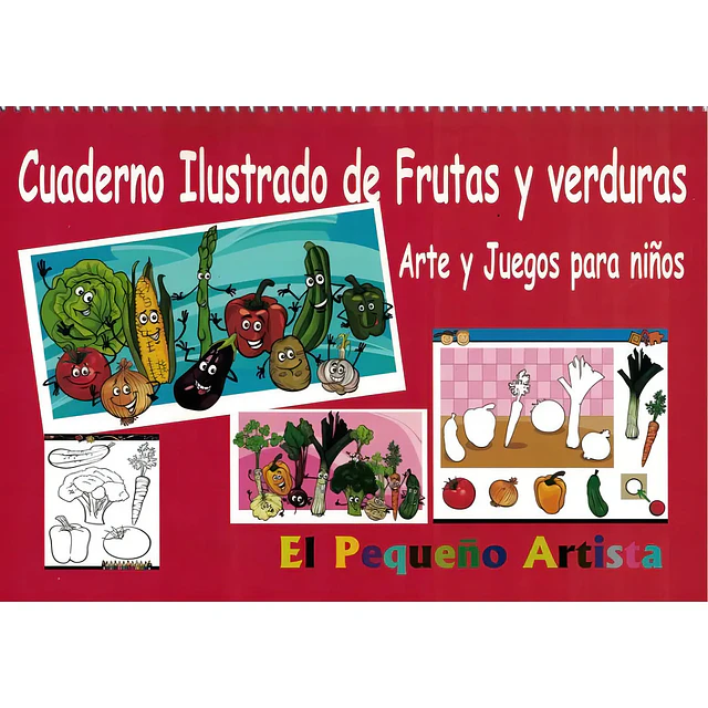Cuaderno Ilustrado de Frutas y Verduras