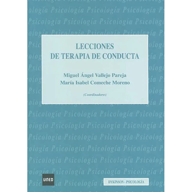 Lecciones de Terapia de Conducta