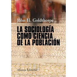 La sociologia como ciencia de la poblacion
