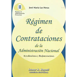 Régimen de Contrataciones de la Administración Nacional Normas de Administración Financiera II