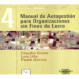 Manual de Autogestión para Organizacion sin fines de lucro