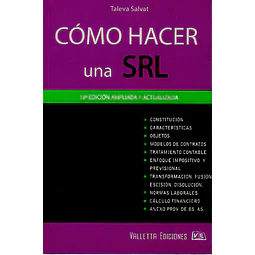 Cómo hacer una SRL