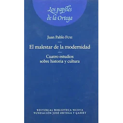 El malestar de la modernidad