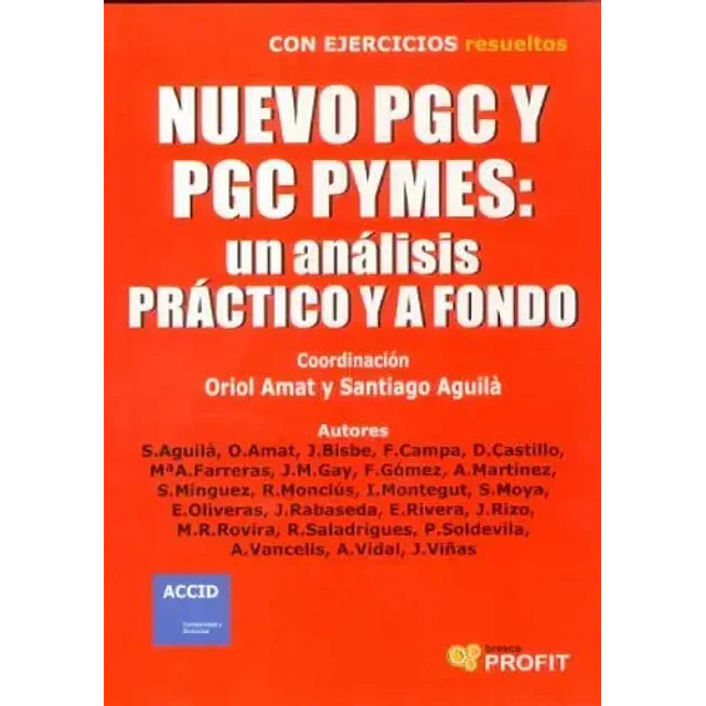 Nuevo PCG y PCG pymes