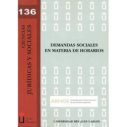 Demandas sociales en materia de horarios