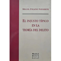 El injusto típico en la teoría del delito